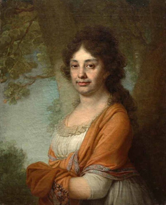 Сочинение по картине: Боровиковский - "Портрет неизвестной в жёлтой шали"