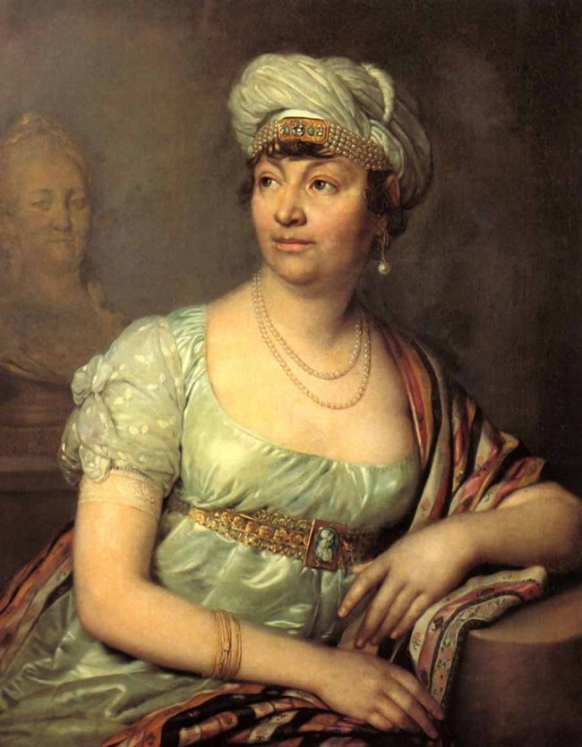 Сочинение по картине: Боровиковский - "Портрет писательницы Анны Луизы Жермены де Сталь"