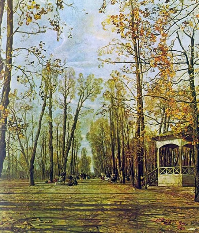 Сочинение по картине: Бродский - "Летний сад" Сочинение по картине: Бродский - "Летний сад"