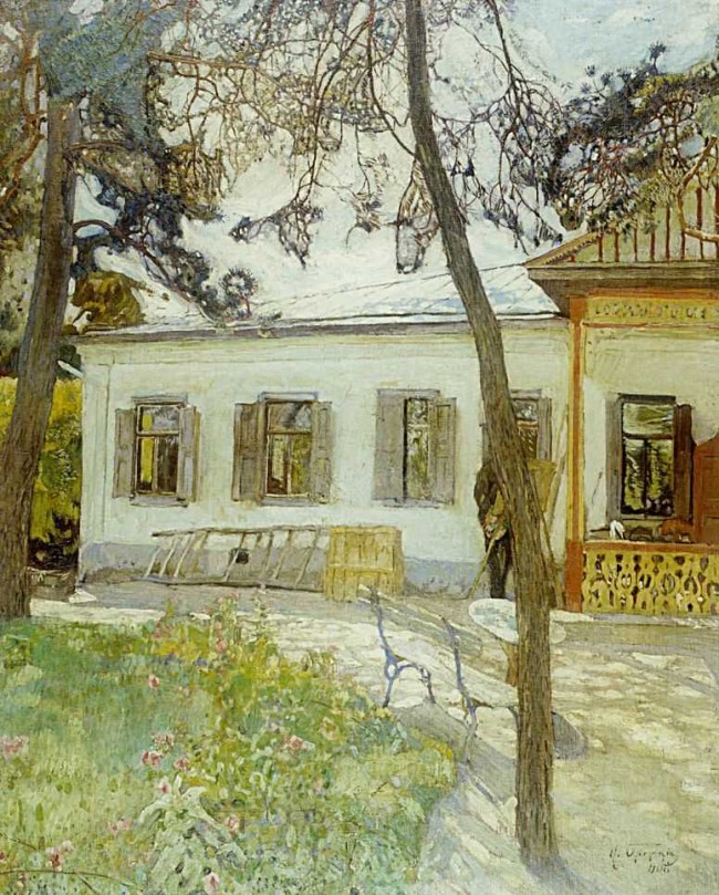Сочинение по картине: Бродский - "На даче"