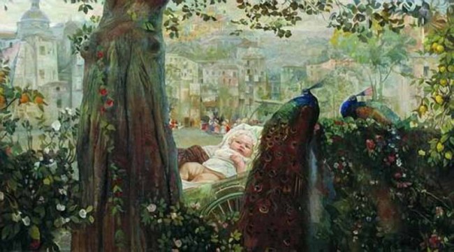 Сочинение по картине: Бродский - "Сказка"