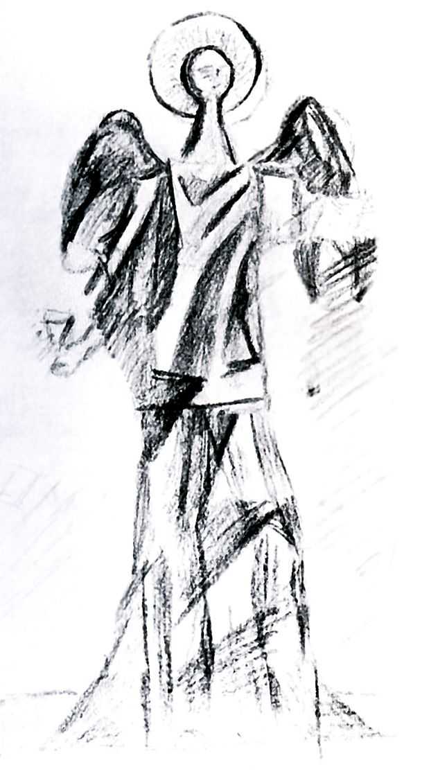 Сочинение по картине: Бромирский - "Ангел" Сочинение по картине: Бромирский - "Ангел"