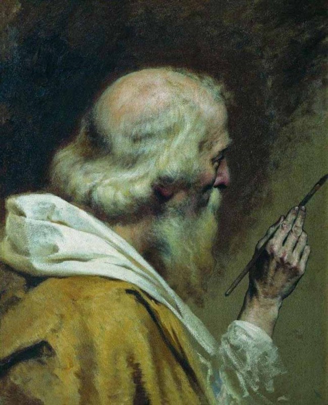 Сочинение по картине: Бронников - "Любитель живописи"