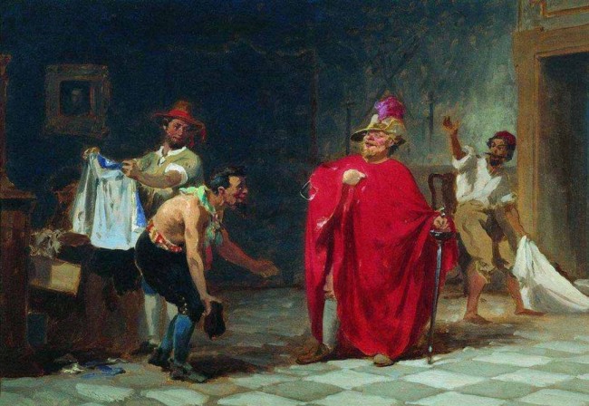 Сочинение по картине: Бронников - "Маскарад"