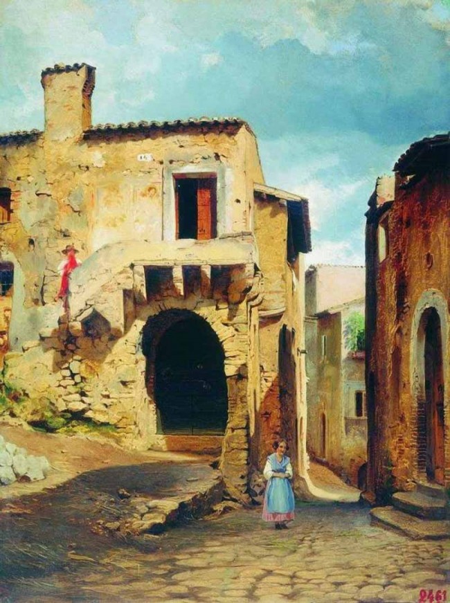 Сочинение по картине: Бронников - "Постройки"