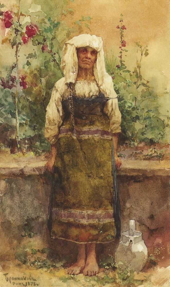 Сочинение по картине: Бронников - "Старуха-итальянка"