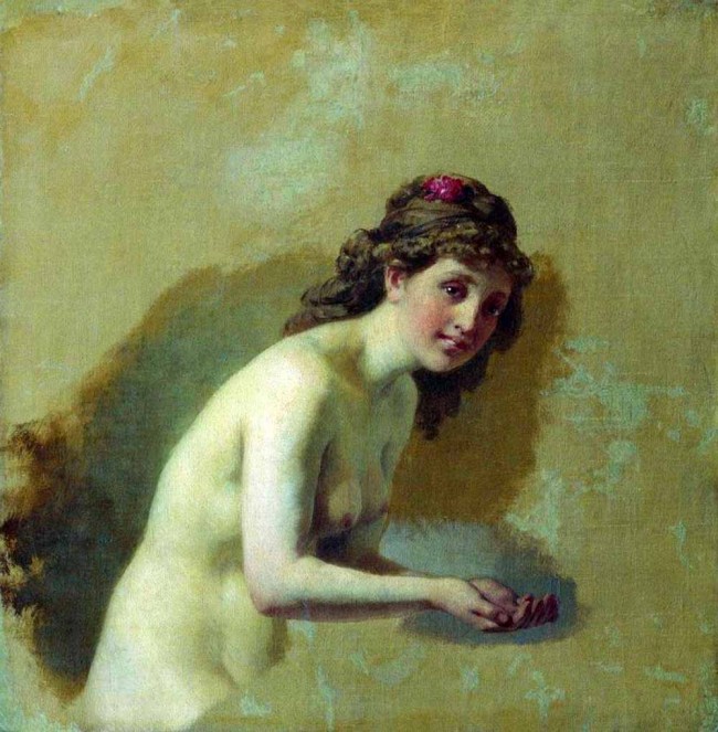 Сочинение по картине: Бронников - "Умывающаяся натурщица"