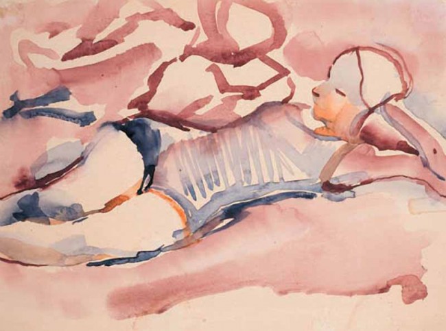 Сочинение по картине: Бруни - "На пляже. Река Жиздра"