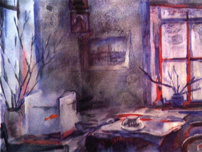 Сочинение по картине: Бруни - "Сумерки. Золотая рыбка" Сочинение по картине: Бруни - "Сумерки. Золотая рыбка"