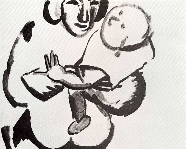 Сочинение по картине: Бруни - "Женщина с ребенком"