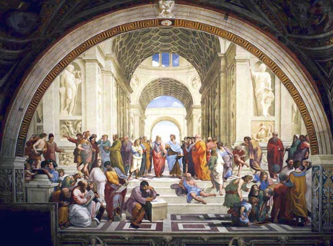 Сочинение по картине: Брюллов - "Афинская школа"