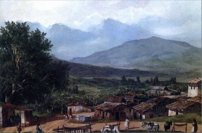 Сочинение по картине: Брюллов - "Деревня св.Рокка близ города Корфу"