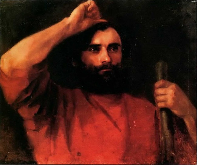 Сочинение по картине: Брюллов - "Натурщик"