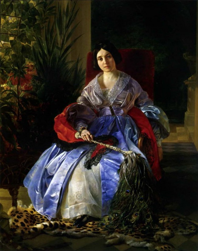 Сочинение по картине: Брюллов - "Портрет княгини Елизаветы Павловны Салтыковой"