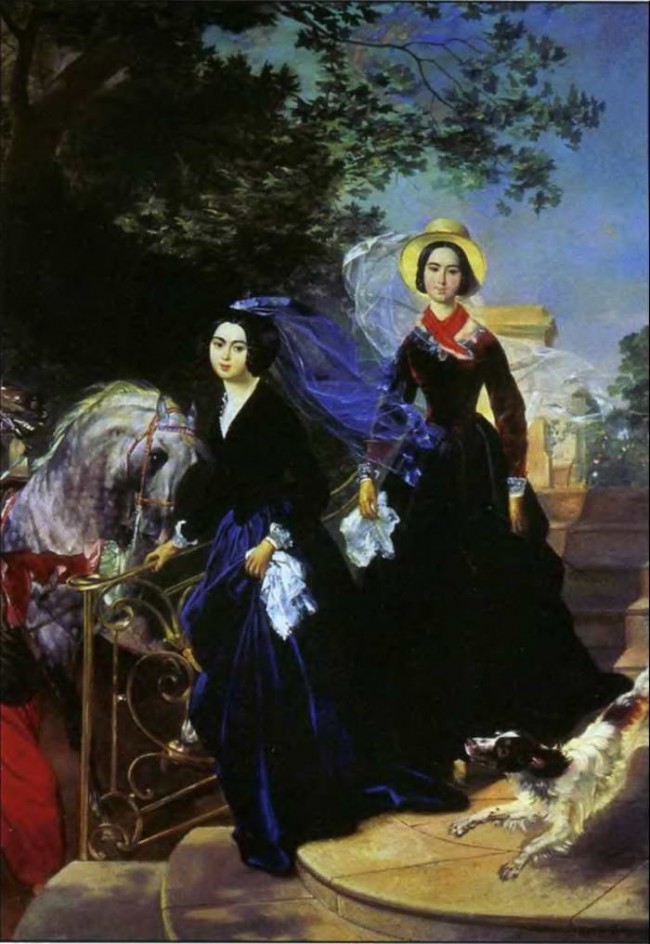 Сочинение по картине: Брюллов - "Портрет сестер А.А. и О.А.Шишмаревых"