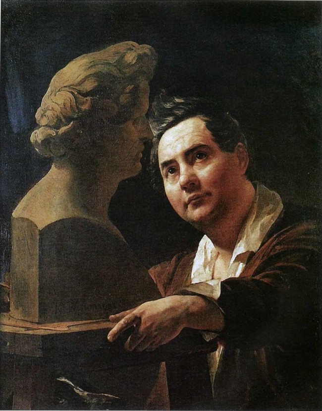 Сочинение по картине: Брюллов - "Портрет скульптора Ивана Витали"