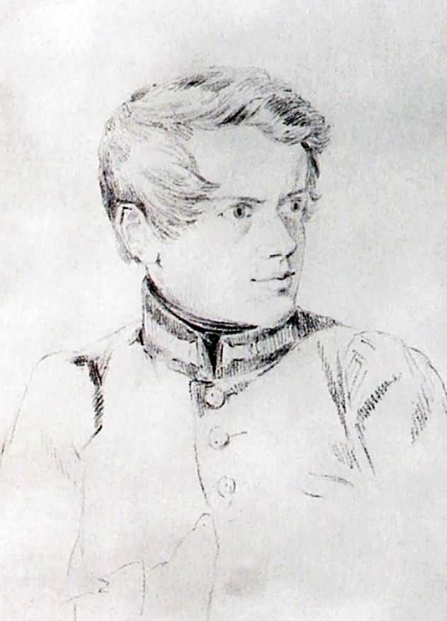 Сочинение по картине: Брюллов - "Портрет в мундире академиста"