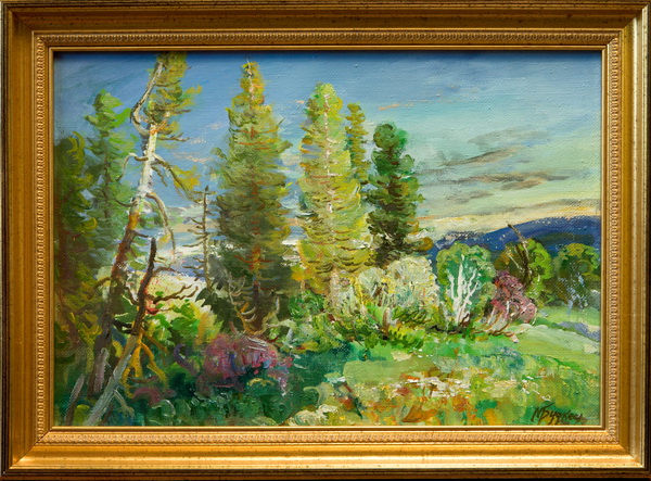 Сочинение по картине: Будкеев - "Опушка леса"