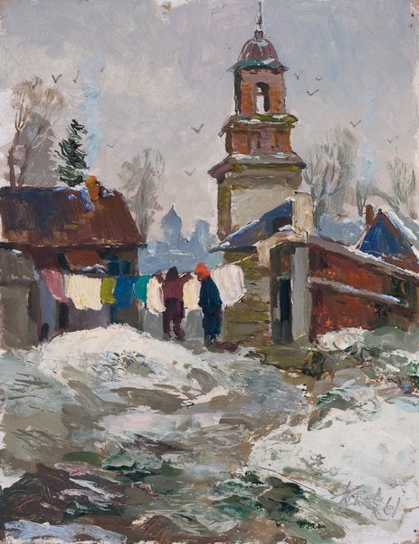 Сочинение по картине: Будкеев - "Весна в Пскове"