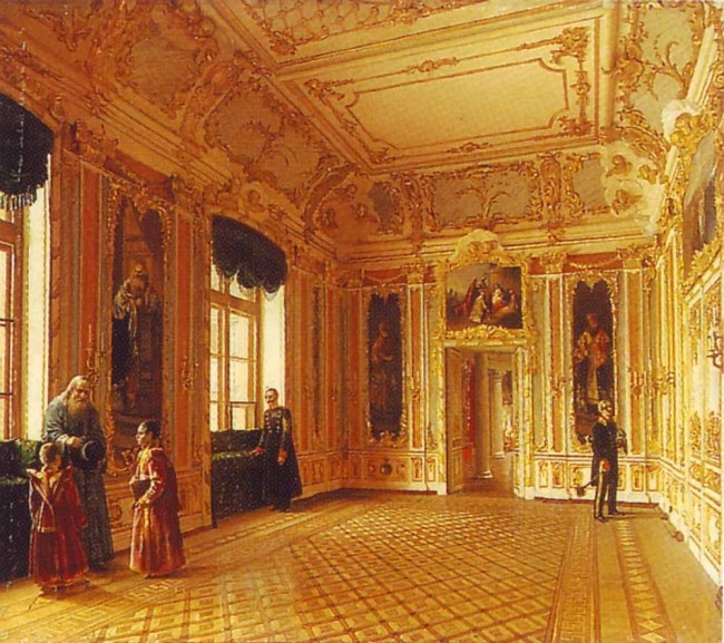 Сочинение по картине: Бурдин - "Внутренний вид малой церкви Зимнего дворца в петербурге"