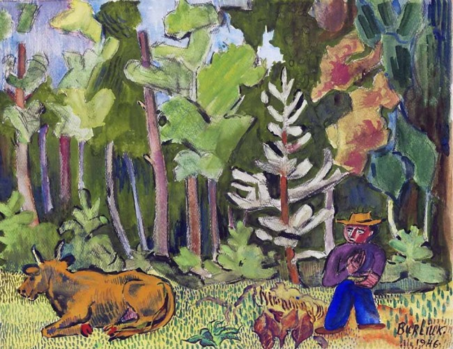 Сочинение по картине: Бурлюк - "Американский ковбой"