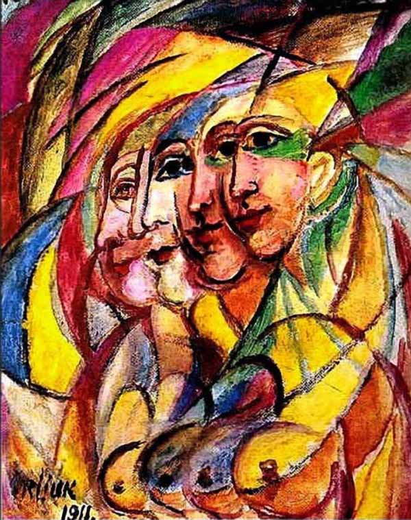 Сочинение по картине: Бурлюк - "Головы"