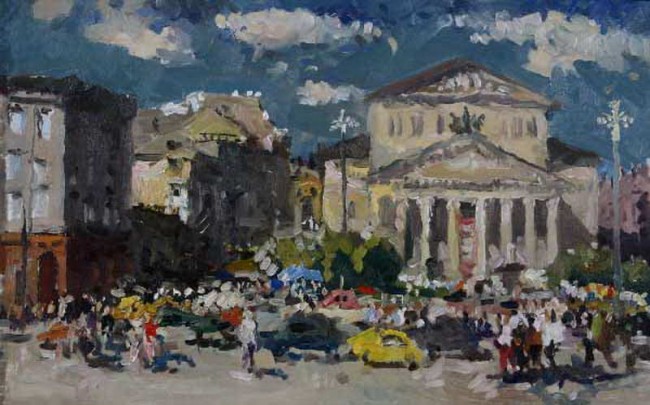 Сочинение по картине: Буртов - "Большой театр"