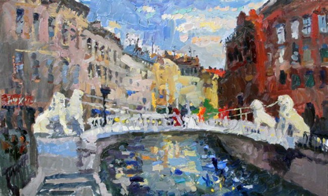 Сочинение по картине: Буртов - "Канал Грибоедова"