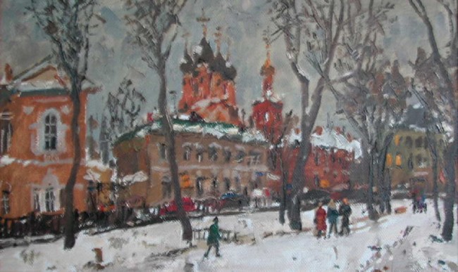 Сочинение по картине: Буртов - "Петровский бульвар"