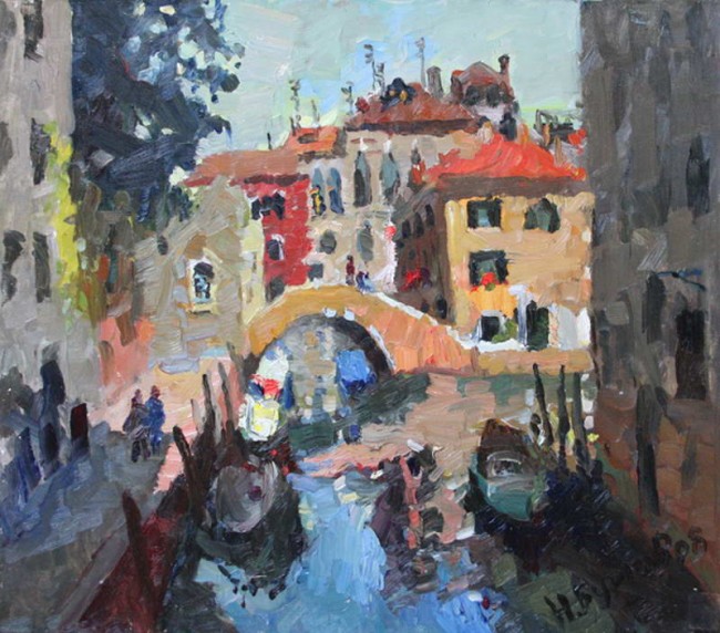 Сочинение по картине: Буртов - "Полдень в Венеции"