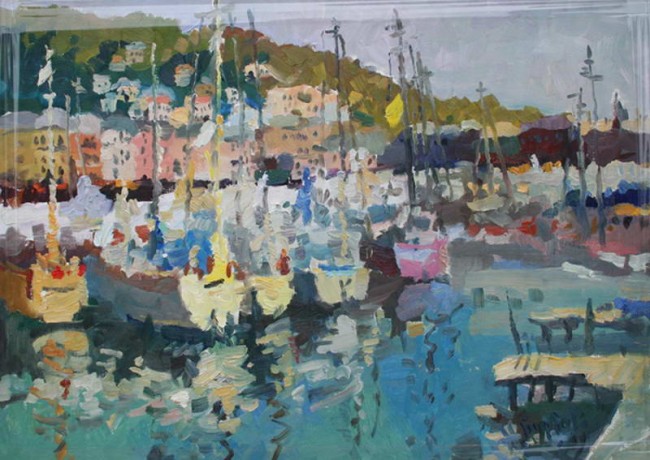 Сочинение по картине: Буртов - "Порт в Нормандии"