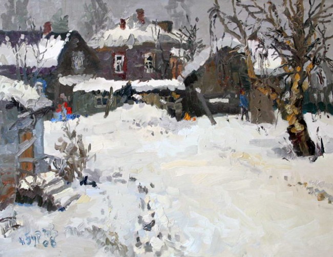 Сочинение по картине: Буртов - "Ранняя весна"