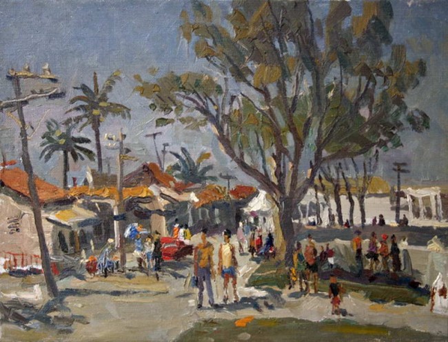 Сочинение по картине: Буртов - "В Кохиморе. Куба."