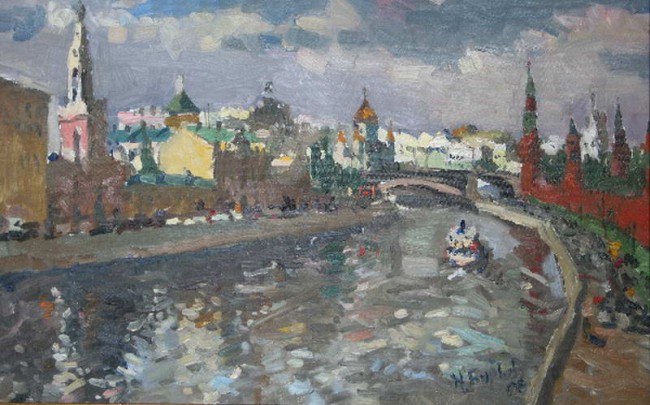 Сочинение по картине: Буртов - "Вид с Б.Москворецкого моста"