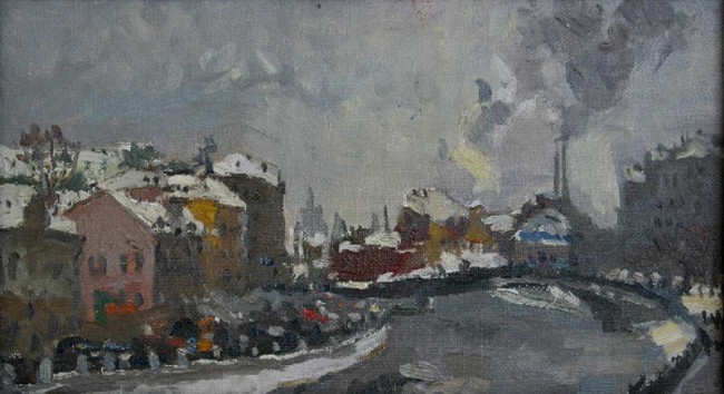 Сочинение по картине: Буртов - "Яуза зимой" Сочинение по картине: Буртов - "Яуза зимой"