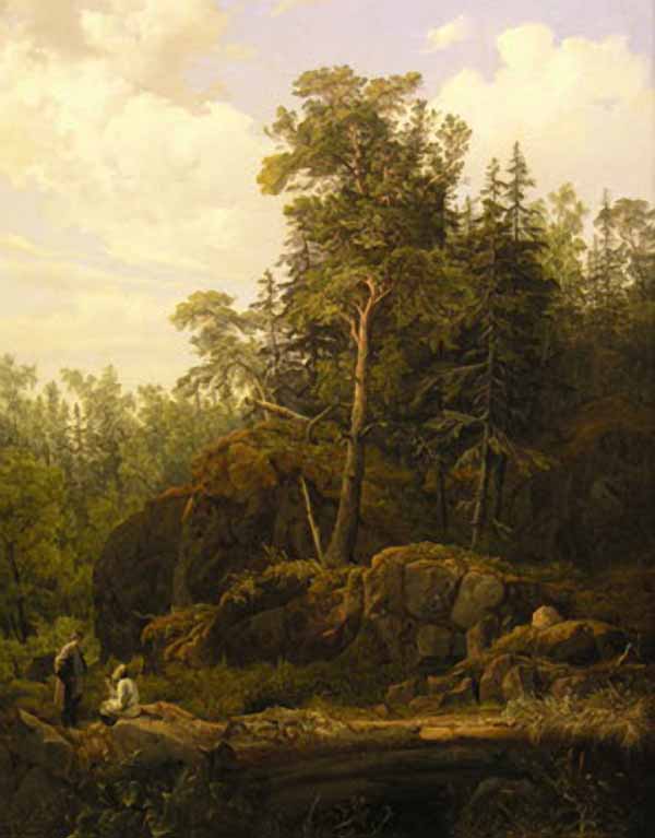 Сочинение по картине: Давыдов - "Вид на острове Валааме"