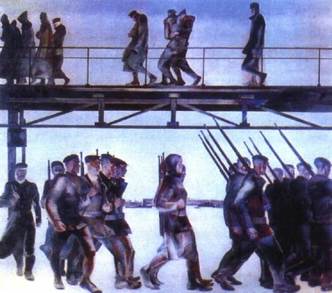 Сочинение по картине: Дейнека - "Оборона Петрограда" Сочинение по картине: Дейнека - "Оборона Петрограда"