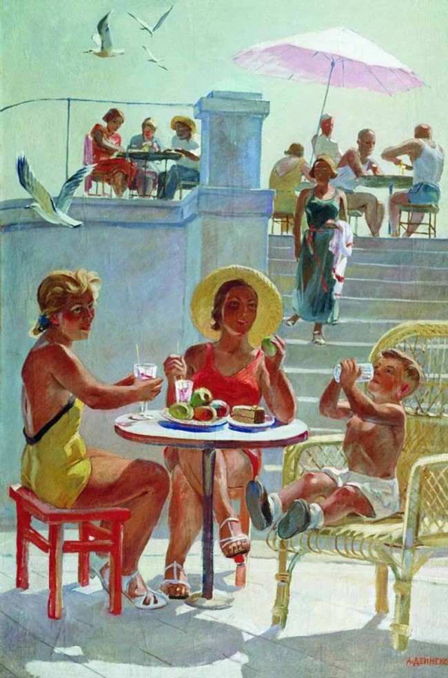 Сочинение по картине: Дейнека - "В Крыму"