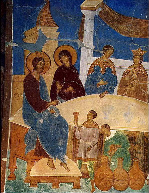 Сочинение по картине: Дионисий - "Брак в Кане Галилейской"