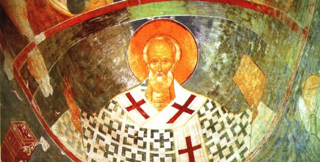 Сочинение по картине: Дионисий - "Николай Чудотворец"