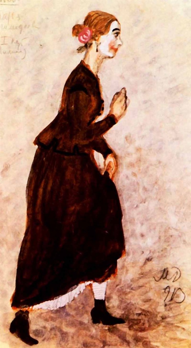 Сочинение по картине: Добужинский - "Хромоножка" Сочинение по картине: Добужинский - "Хромоножка"