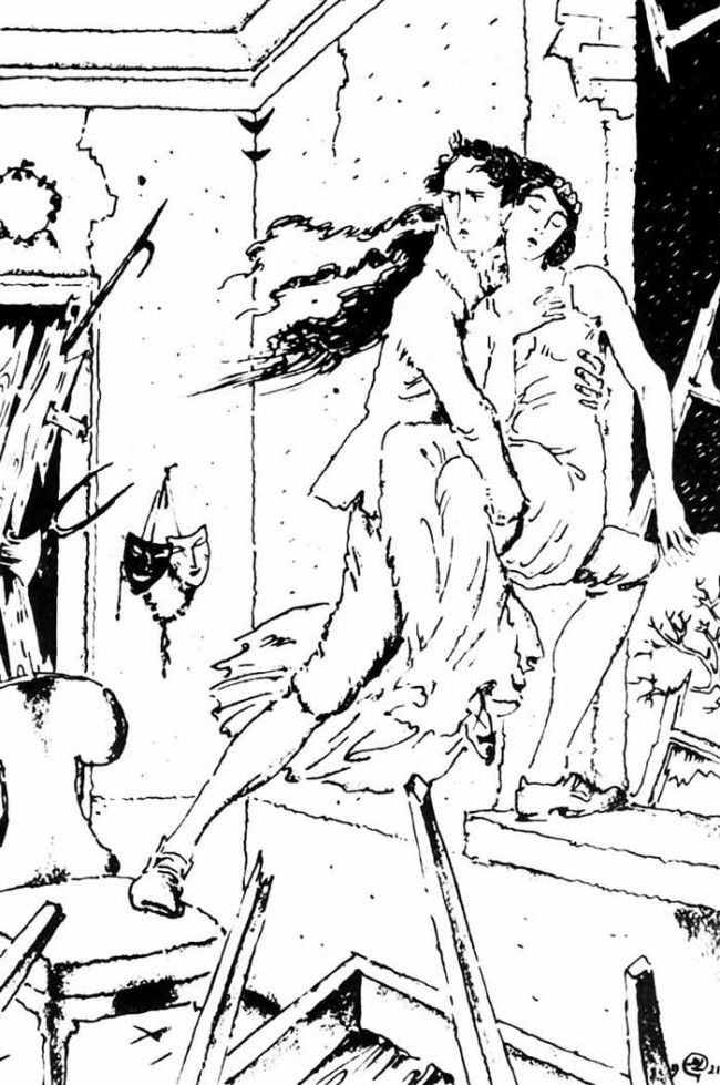 Сочинение по картине: Добужинский - "Иллюстрация к повести Н. М. Карамзина Бедная Лиза"