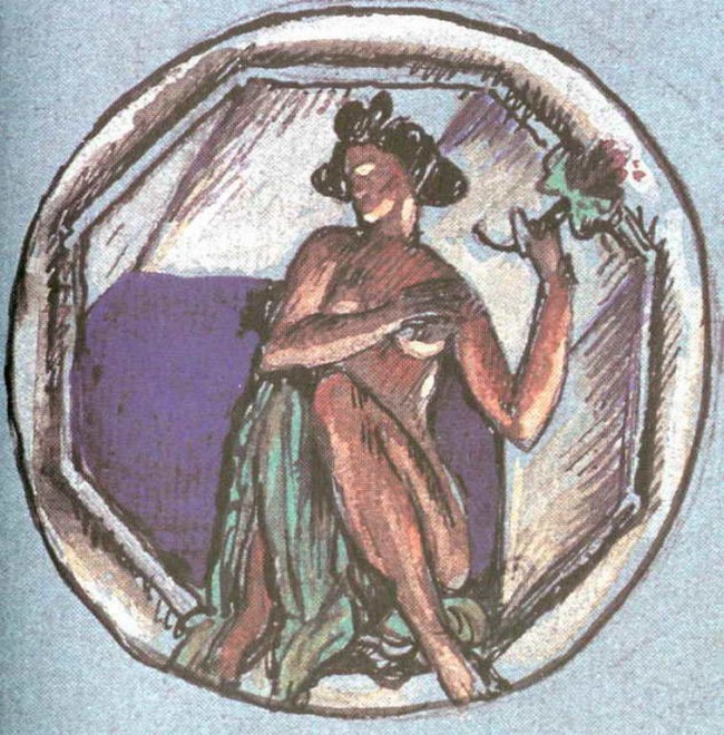 Сочинение по картине: Добужинский - "Медальон-3" Сочинение по картине: Добужинский - "Медальон-3"