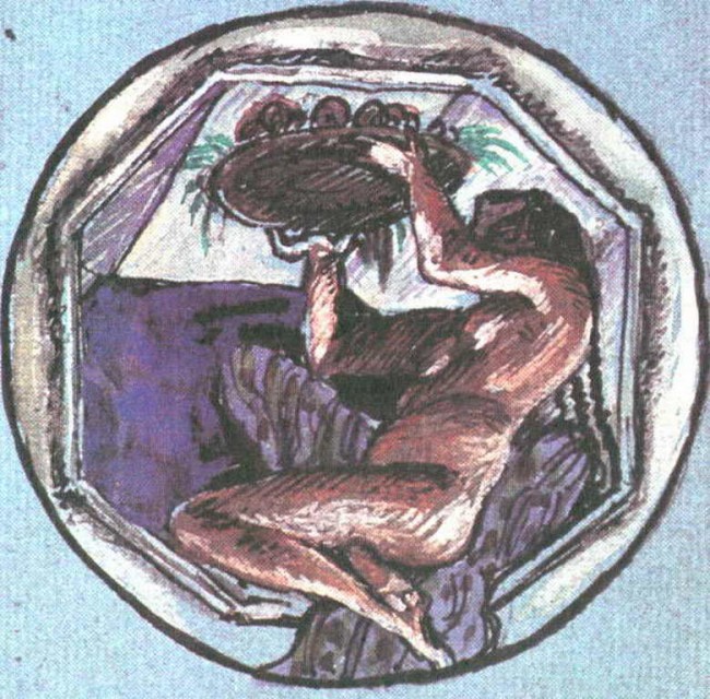 Сочинение по картине: Добужинский - "Медальон-4"