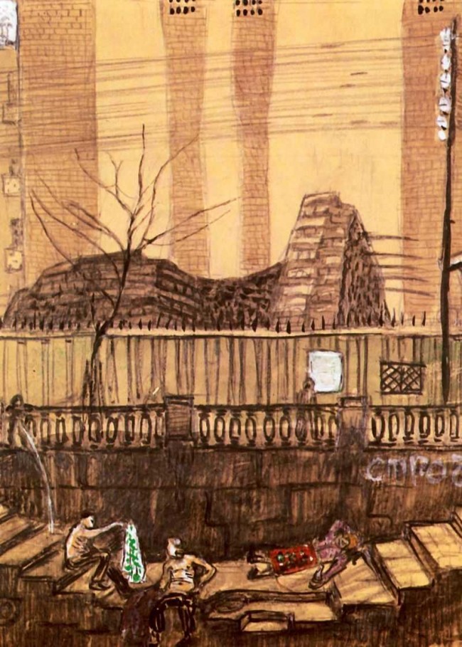 Сочинение по картине: Добужинский - "Набережная в Петербурге"