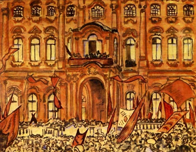 Сочинение по картине: Добужинский - "Открытие конгресса"