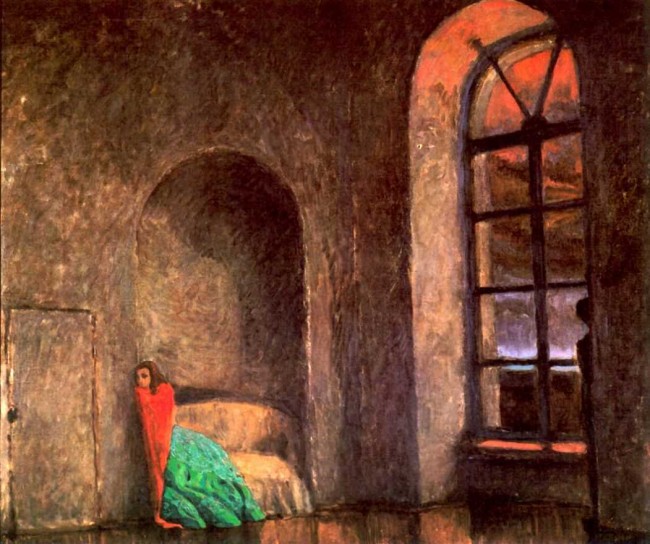 Сочинение по картине: Добужинский - "Скворечники"