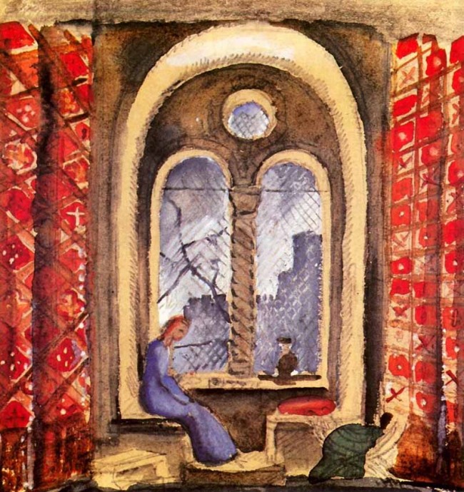 Сочинение по картине: Добужинский - "У окна Изоры" Сочинение по картине: Добужинский - "У окна Изоры"