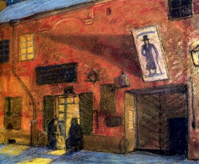 Сочинение по картине: Добужинский - "Вильно. Ночная сцена"