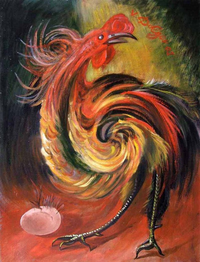 Сочинение по картине: Долгов - "Птица-Феникс"